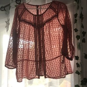 Euc sheer top 3 for $18 item